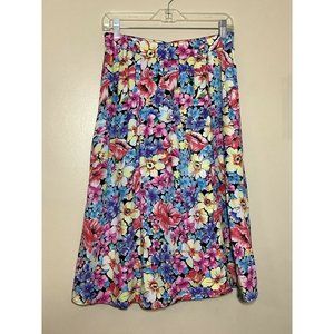 Vintage Liz Wear Wrap Skirt Petite Size 12